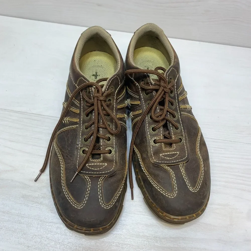 Dr. Martens Kurt Casual Shoes Men' Size 10 Brown Leather Comfort Lace Up AirWair
